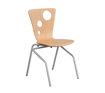 Mobilier scolar scaun elevi 4 pat cu sistem de asezat pe masa