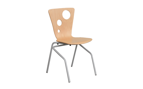 Mobilier scolar scaun elevi 4 pat cu sistem de asezat pe masa